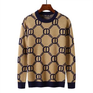 2024 Felpa con cappuccio da uomo Maglione ricamato Alla moda Casual Allentato Versatile da donna Stesso stile War Horse Doppio strato Maglione lavorato a maglia jacquard M-3XL