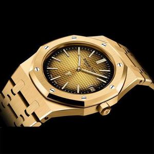 Quartz Mechanical Heviswatches AP Wrist Watch 16202ba Royal Ap Oak Series Automatisk 18K Men's Watch Anniversary Edition