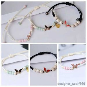 Charm Bracelets New Design Cute Braided Bracelet for Women Exquisite Star Pendant Couple Bracelet Fashion Friendship Jewelry Gift R231010