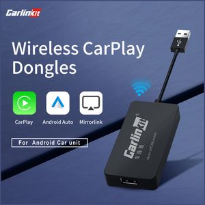 CarlinKit USB Беспроводной CarPlay Dongle Проводной Android Auto AI Box Mirrorlink Автомобильный мультимедийный плеер Bluetooth с автоматическим подключением