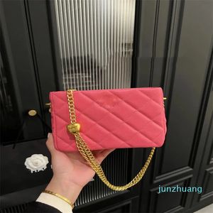 personality fashion designer luxury bag Luxury Real Leather Bag Long Stick Underarm Bag Women's Letter Pattern Handbag wallet and handbag