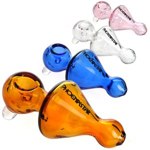 Smoking Glass Pipes oil rigs Percolator Hookahs Helix Water Pipe Glass Bongs Recycle Bong with helix function 5.3 inches Spoon Pipes