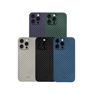 Nowy przylot Kzdoo Air Carbon Case Ultra Slim Waspight Full Protect Counte Consue Telefon dla iPhone'a 15 Plus /iPhone 15 Pro Max