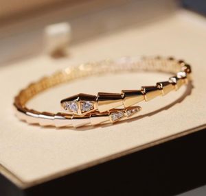 Top Designer Brand New 2022 puro argento sterling 925 gioielli polsino da donna in oro rosa diamante polsino del braccialetto del braccialetto bella multa di lusso qualità1086291