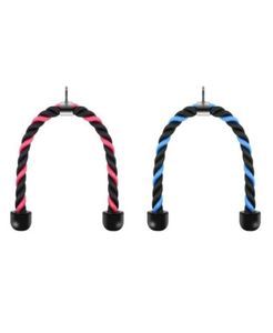 Accessori Corda da tiro in nylon per allenamento bicipiti e tricipiti per carichi pesanti con moschettone in acciaio inossidabile Attacco per cavo fitness bicolore71175549