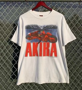 メンズTシャツ重布akiraTシャツ高品質のコットンビンテージ半袖ティーヒップホップTシャツ男性女性衣類T231010