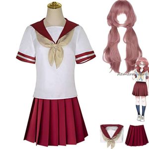 2023 Newest Anime the Girl I Like Forgot Her Glasses Mie Ai Cosplay Costume Wig Japan Korea Jk School Uniform Woman Kawaii Suitcosplay