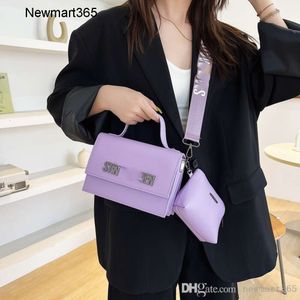 Новая женская сумка 2023, трендовая модная сумка-мессенджер, простая текстура, модный дизайн, универсальная сумка с буквами, 12 цветов