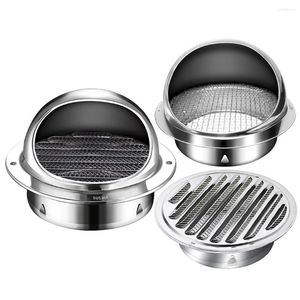 Stainless Steel Durable Robust Round Bull Nosed External Extractor Vent Outlet Weather-resistant 70/80/100/150mm