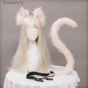 Kostüm Aksesuarları Peluş Kedi Kulakları Gerçekçi Lolita Head Bandı Kedi Kuyruk Cosplay Aksesuarları El yapımı Silation Hayvan Kulakları Cadılar Bayramı Müdürleri Kaiil231010