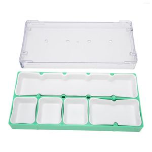 Watch Boxes Component Storage Box Stackable Parts Green Rubber Pad Liner Portable Lockable Multifunctional For