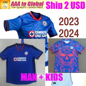 2023 2024 Cruz Azul Fußballtrikots 23 24 CDSyC Mexiko Liga BACA RODRIGUEZ Home Away Third Football Shirts LIGA MX Camisetas de Futbol Jersey Mand und Kinder