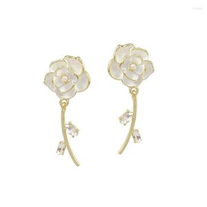 Stud Earrings 10 Pair /lot Jewelry Fashion Metal Enamel Flower For Women