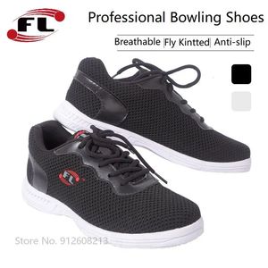 Scarpe da bowling professionali leggere da bowling Fly Kintted Sneaker da bowling traspirante per uomo donna suola antiscivolo taglia 35-46 231009