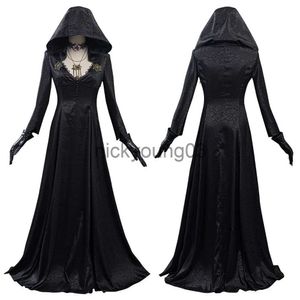 Kostium motywu Wampir Gothic Lady Dress Cosplay Medieval Vintage Steampunk Assassin Costume Stroje Party Halloween Karnawał Suit x1010