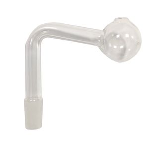 Tubos de queimador de óleo de fumo de vidro tigelas 14mm masculino 90 graus mistura tubo de mão para água narguilé bong