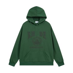 Мужские толстовки с капюшоном Rhude Hoodie с буквенным принтом и длинным рукавом, модные мужские и женские роскошные свитера, толстовки в стиле хип-хоп, брендовые толстовки5