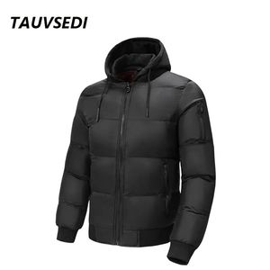 Mens Down Parkas Men Winter Warm Waterproof Wind Proof Jacket Coat Autumn Hooded Casual Brand Solid Outwear Jackets Male 231010