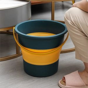 Buckets 168L Portable Foldable Bucket Basin Tourism Outdoor Cleaning Fishing Camping Car Washing Mop Space Saving 231009