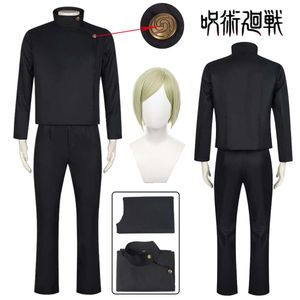 Anime Nanami Kento Cosplay Jujutsu Kaisen Nanami Kento Cosplay Hohe Schuluniform Perücke Anzug Halloween Kostüme für Männer Adultcosplay