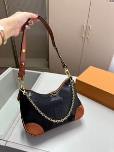 2023 Novo estilo de bolsa de croissant de axila, bolsa de ombro crossbody de designer de moda artística, bonita e versátil, bolsa feminina de celebridade da internet, bolsa de mãe e filho