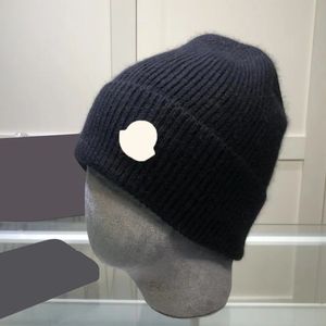 Дизайнерская шапка-бини, зимняя мужская кепка, итальянская модная теплая шапка MONCLR, классические мужские модные шерстяные шапки из стрейч-каскета для мужчин