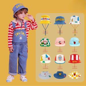 Caps Hats Bebe Store w Stock Spring Children's Cowboy Bucket Hat Bucket Sunshade 231009