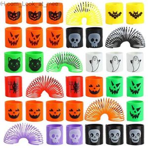 Sonstiges Partyzubehör für Veranstaltungen, 12 Stück, magische Halloween-Spiralfedern, Spielzeug, Halloween-Partygeschenke, Kinder-Süßes oder Saures, Kindergeschenke, Goodie-Bag-Füller Q231010