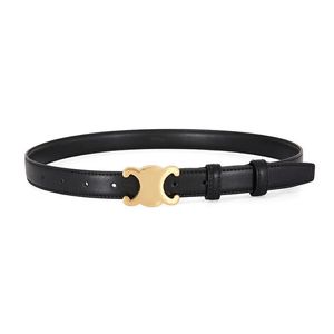 Bälten för kvinnodesigner 2,5 cm designer Small-mistbälten Kvinnor Fashion Belts Läder Läder Casual Jeans Alfabetmönster axelband Välj 6 färger med låda