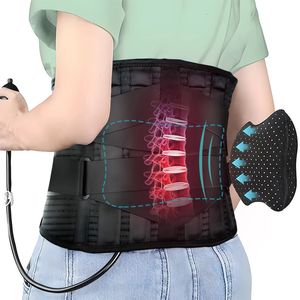 Back Support Lumbar Support Belt with Inflatable Pad Relieve Waist Pain Dual Adjustable Support Straps Lower Back Brace for Herniated Disc 231010