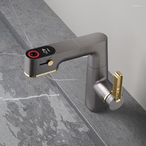 Bathroom Sink Faucets Gray Toilet Pumping Noodles Washing The Basin Cooler And Cold Water Faucet Can Be Lifted Freely To Rotate