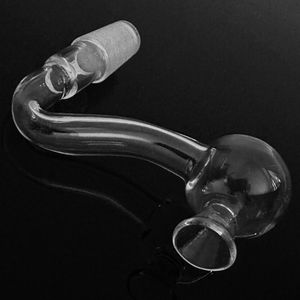 Glas Ölbrenner Rohr Rauchen Schüssel Bubbler Downstem 10mm 14mm 18mm Male Down Stem Schalen Rutsche für Shisha Bong Großhandel