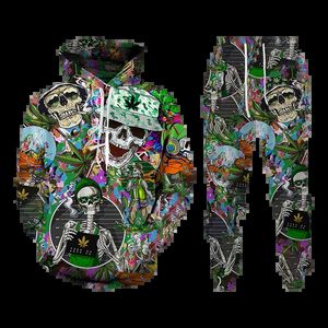 Män och kvinnor 3D -tryckt parfest Casual Clothing Wolf Fashion Sweatshirt Hoodies and Trousers tränar 003