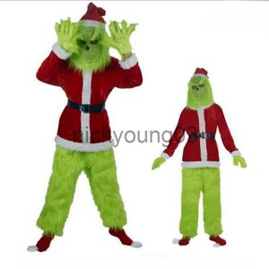 Themenkostüm Weihnachtsmann Halloween Grünhaariges Monster Cosplay Anzug Partykostüm x1010