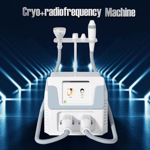 2 in 1 Radio Frequency Cryo Belly Fat Removal Body Thinning Facial Care Beauty Lymphatic Drainage Equipment with 8 Inch Touch Screen