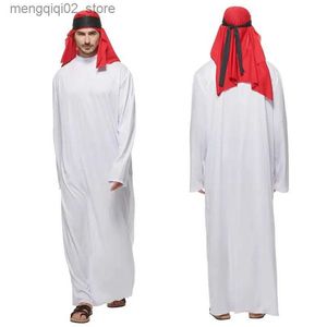 Temadräkt snailify vuxen herrar arab sheik fancy klänning kom halloween come för män arabisk cosplay 2021 ny ankomst q231010