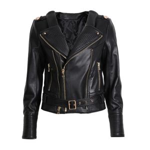 Womens Leather Faux real leather jacket women ladies genuine 231010