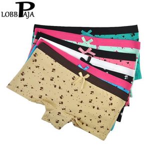 Damenhöschen LOBBPAJA 6 STÜCK LOS Damenunterwäsche Baumwolle Niedrige Taille Boyshorts Boxershorts Damen Knickers Dessous Frauen LP317K