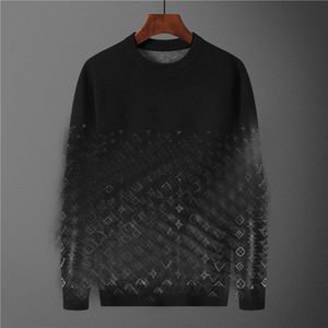 Suéter de com capuz masculino de designer outono nova letra de gradiente impressão de esportes casuais sweater de suéter de alpinista do pescoço masculino e feminino M-3xl
