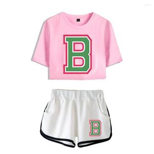 Мужские спортивные костюмы Slotherhouse Brianna B Merch, футболка с облегающим животом, облегающие укороченные комплекты, женские короткие спортивные штаны для спортзала