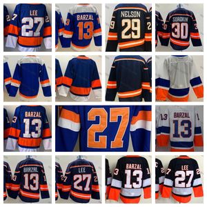 13 Mathew Barzal 27 Anders Lee 30 Ilya Sorokin 29 Brock Nelson 2023 Revers Retro Hockey Jerseys Home Red Winter Mens Jersey Royal Blue Stitched代替シャツs-xxxl