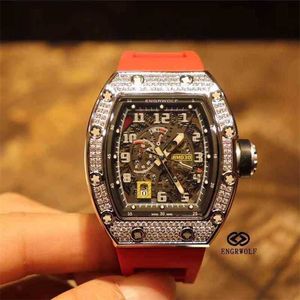 Роскошные часы Richaremill Carbon Sapphire Textile Rubber Tourbillon Y мужские часы с дизайнерским механизмом автоматические роскошные Mill rm030 серии 2824 машина 55UL