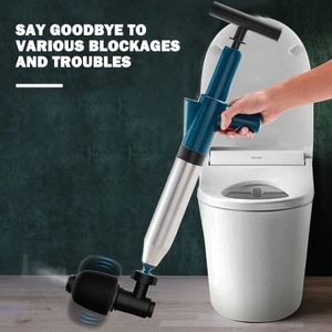 Other Household Cleaning Tools Accessories Sewer Pipe Unblocker Dredge Clog Remover Sucker AirDrain Blaster For Bath Toilets 231009