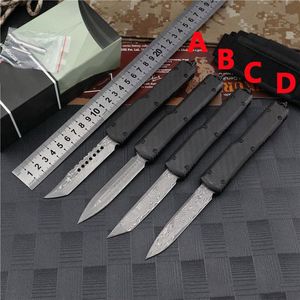 Jufulde Ut88 Combat Tactical Automatyczne nożem łowca aluminium aluminium CNC Damascus Blade Portfel Portfel Micro Ut85 A07 C07 Tech Auto Nable