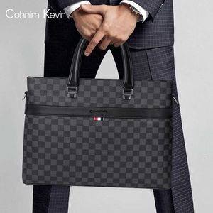 Bolsa de couro Tiktok masculina, bolsa de ombro único Msenger, bolsa de arquivo de computador masculina, 95% de desconto no atacado