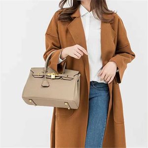 En Bojin Luxury Bag Mönster Soft Litchi Leather Bag 2023 New Classic Women's Handbag Large Capacity Shoulder Crossbody CEC0