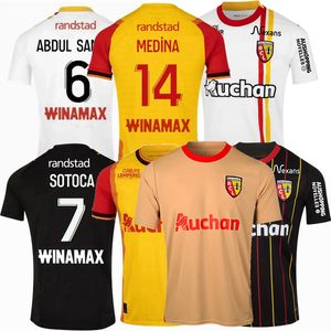 مشجعي اللاعب الإصدار 2023 2024 RC Lens Soccer Jerseys Sotoca Wahi Danso Medina David Costa Fulgini Frankowski Abdul Samed 23 24 Football Men and Kids قمصان موحدة