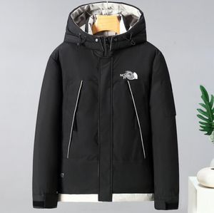 Jaquetas masculinas de inverno com capuz, à prova de vento e à prova d'água, parkas de inverno casuais, esportes ao ar livre, jaquetas de algodão de inverno masculinas, casaco de esqui quente e espesso