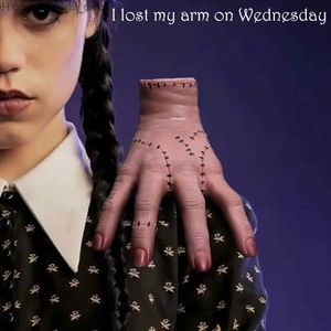 Other Event Party Supplies Wednesday Addams Thing Hand Family Horror Ornament Broken Desktop Crafts Teens Terror Sculpture Toys Halloween Costume Prop Q231010