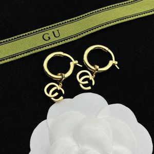 Luxury Designer Earrings Fashion Letters Gold Earrings Couples Birthday Wedding Engagement Gifts